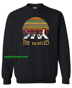 Retro Sunset The Beatles Walking Sweatshirt THD