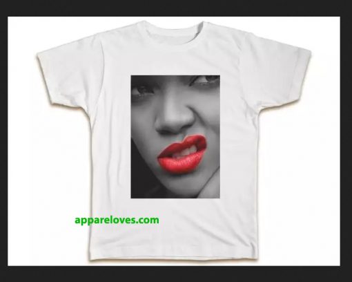 Rihanna lips T-shirt thd