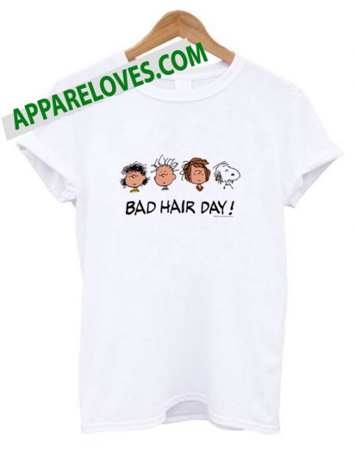 Snoopy Bad Hair Day t shirt thd