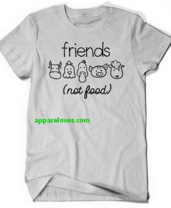 Vegan Shirt Friends Not Food Shirt thd