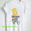 bart simpson savage T Shirt thd
