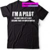 i'am Pilot Aviation Flight School t-shirt thd