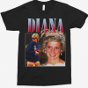 princess diana vintage unisex t-shirt thd