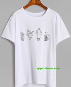 Cactus Print T-shirt THD