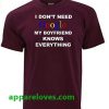 Don't Need Google T Shirt THD