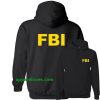 FBI Federal Bureau of Investigation Hoodie thd 2side
