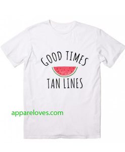 Good Times Tan Lines T Shirt thd