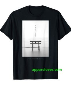 Japanese Aesthetic Torii Arch shirt thd