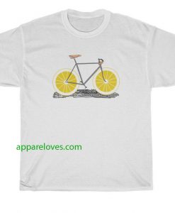 Old Bicycle Print T Shirt thd