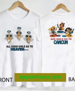 Powerpuff Girls Cancun Novelty T Shirt 2SIDE THD
