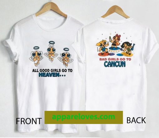 Powerpuff Girls Cancun Novelty T Shirt 2SIDE THD