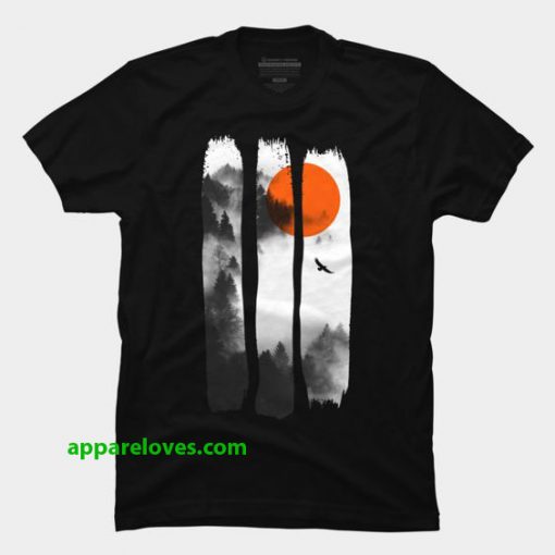 Scenic forest t shirt thd