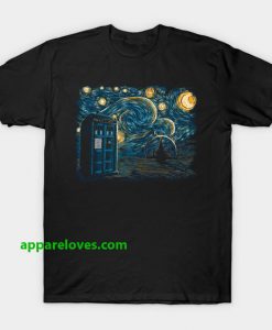 Starry Gallifrey - Doctor Who T-Shirt thd