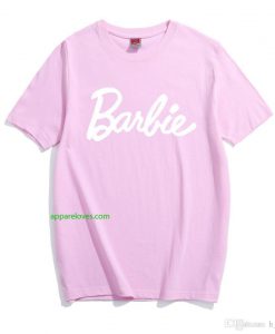 barbie letter t-shirt thd