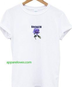 broken purple rose t-shirt thd