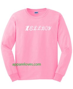 hellboy pink sweatshirt thd