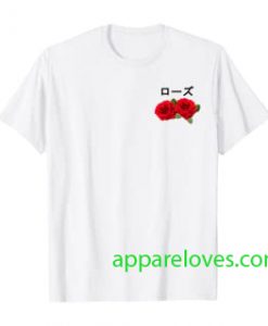 rose t shirt design thd
