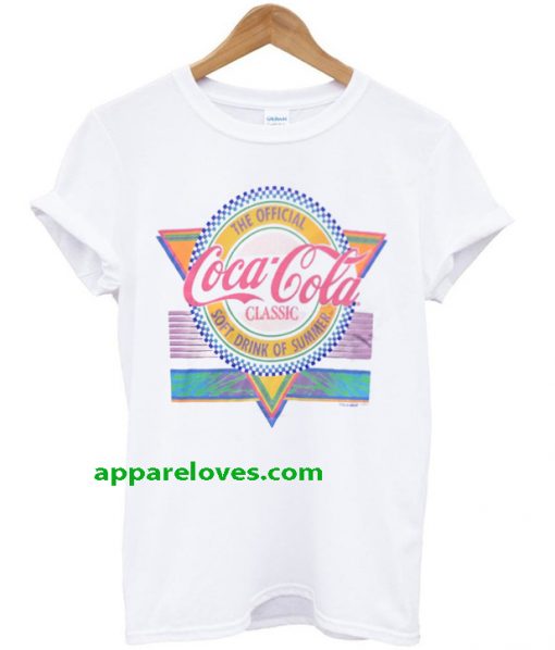 the official coca cola classic soft drink of summer t-shirt THD