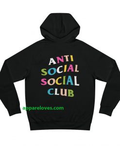 Anti Social Club ASSC Multicolor (Back)Hoodie thd