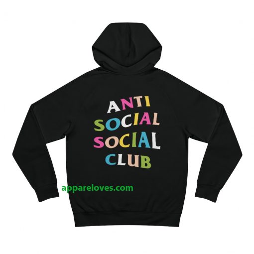 Anti Social Club ASSC Multicolor (Back)Hoodie thd