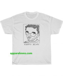 Badly Drawn Roberto Bolano Unisex T shirt thd