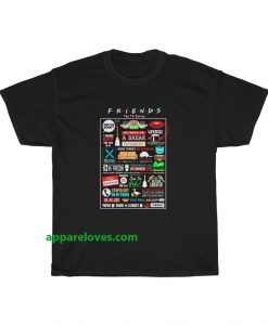 Friends TV Show Quotes T Shirt thd