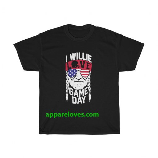 I WIllie Love Game Day T-Shirt thd