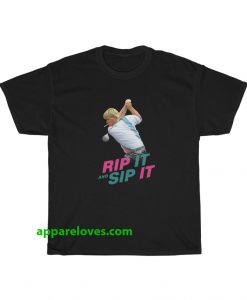 John Daly Rip It And Sip It T-Shirt THD