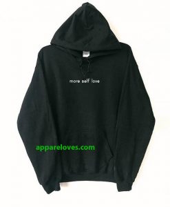 more self love hoodie black thd