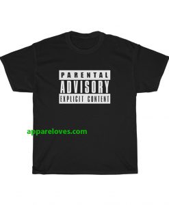 parental advisory black t-shirt thd