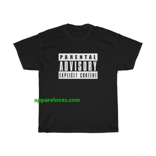 parental advisory black t-shirt thd