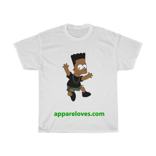 Black Bart Simpson T Shirt thd