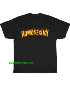 Homosexual Thrasher Flame T Shirt thd