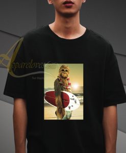 Star Wars Chewbacca Surfing T Shirt