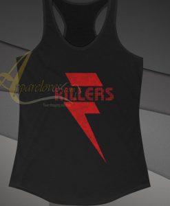 The Killers Brandon Flowers Red Bolt Tanktop
