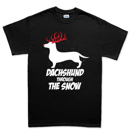 Dancing Dachshund Through The Snow tshirt