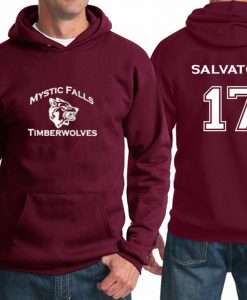mystic falls timberwolves salvatore hoodie
