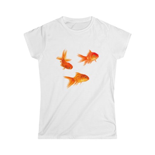 Goldfish T-shirt Womens Softstyle Tee