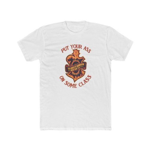 Put Your Ass On Some Mens Cotton Crew Tee
