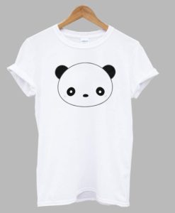 Kawaii Cute Panda Face T Shirt