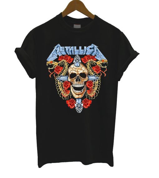 Rock skull Metalica T Shirtn