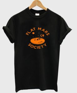 flat mars society t-shirt