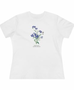 Forget Me Not Flower T-shirt Women's