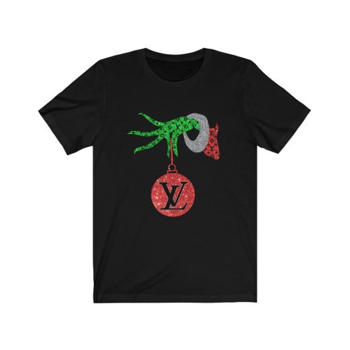 Grinch Hand Holding Louis Short Sleeve Tee