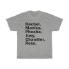 Rachel Monica Phoebe Joey Chandler Ross Fun Friends TV Show T-Shirt