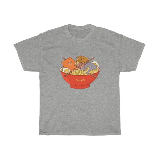Ramen Noodles And Cats Unisex T Shirt