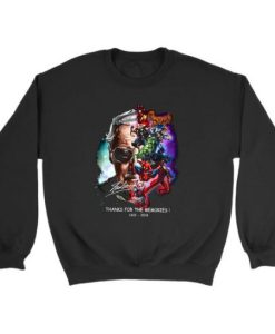 Stan Lee Marvel Endgame Thanks For Memories Sweatshirt