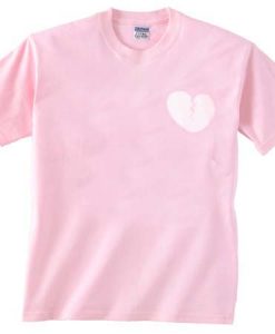 broken heart light pink T-Shirt