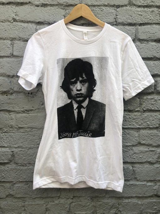 Mick Jagger Mug Shot T Shirt