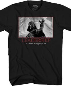 Star Wars Darth Vader Leadership Motivational Mens T-Shirt